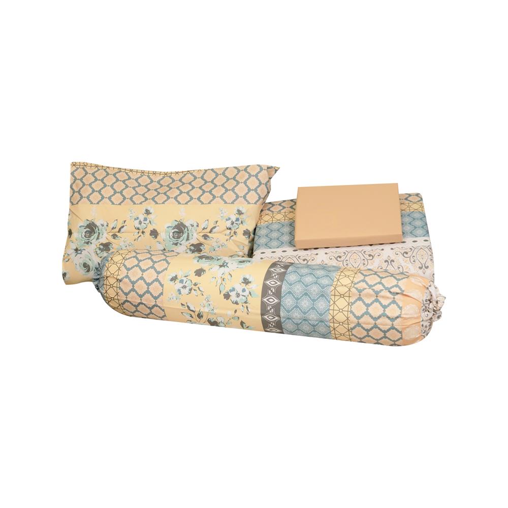 ชุดผ้าปูที่นอน 3.5 ฟุต 4 ชิ้น HOME LIVING STYLE FIJI BROWN