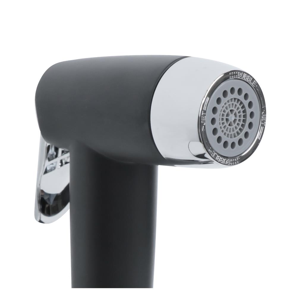 สายฉีดชำระครบชุด MOYA AA89MCC สีดำ-โครม