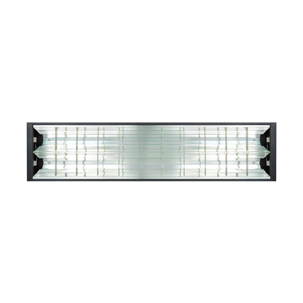 โคมสำนักงานติดลอย CARINI NY2X18OF 2X120 ซม. สีดำ