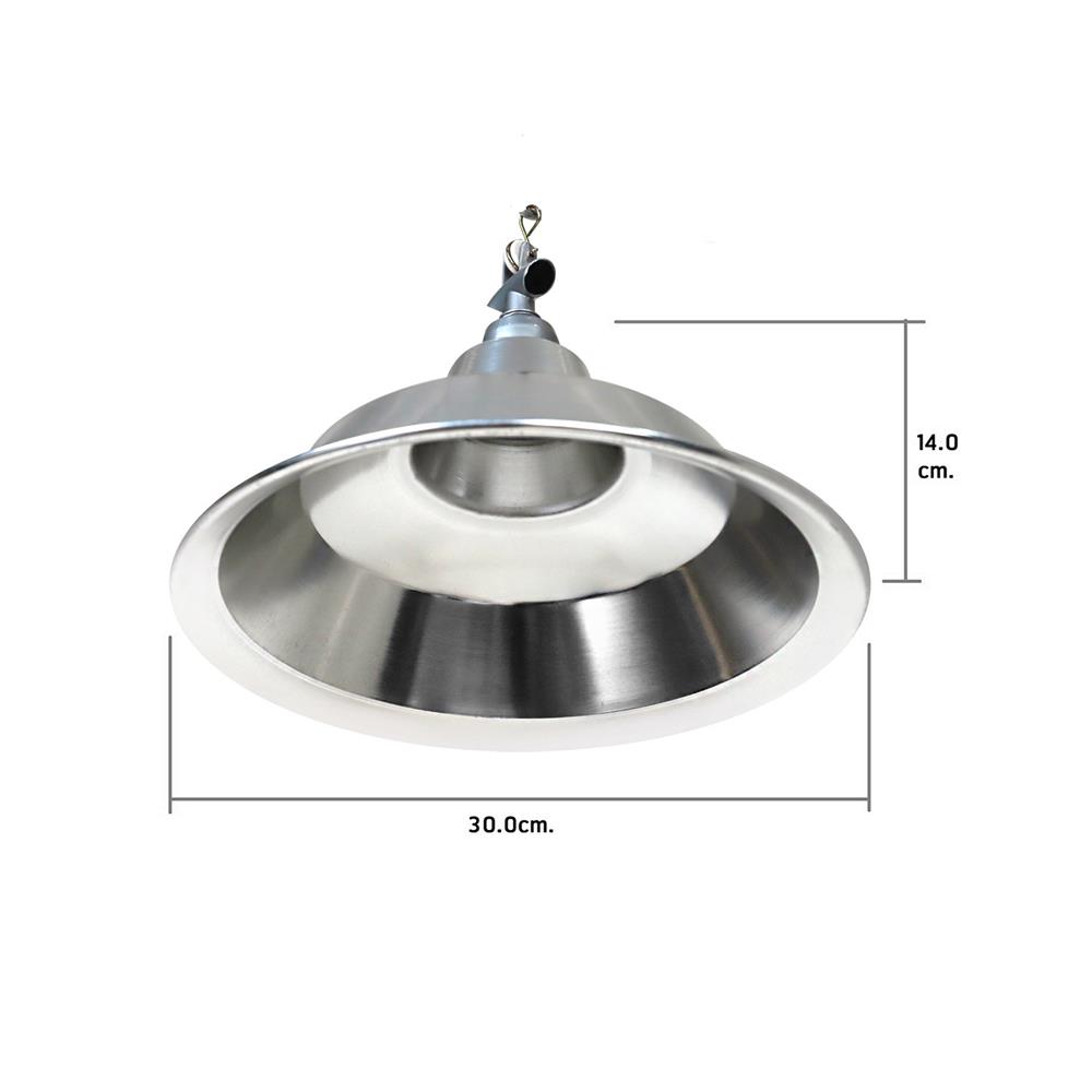 โคมโรงงานฝาชีพร้อมขั้ว CARINI NY1x12E27 12 นิ้ว