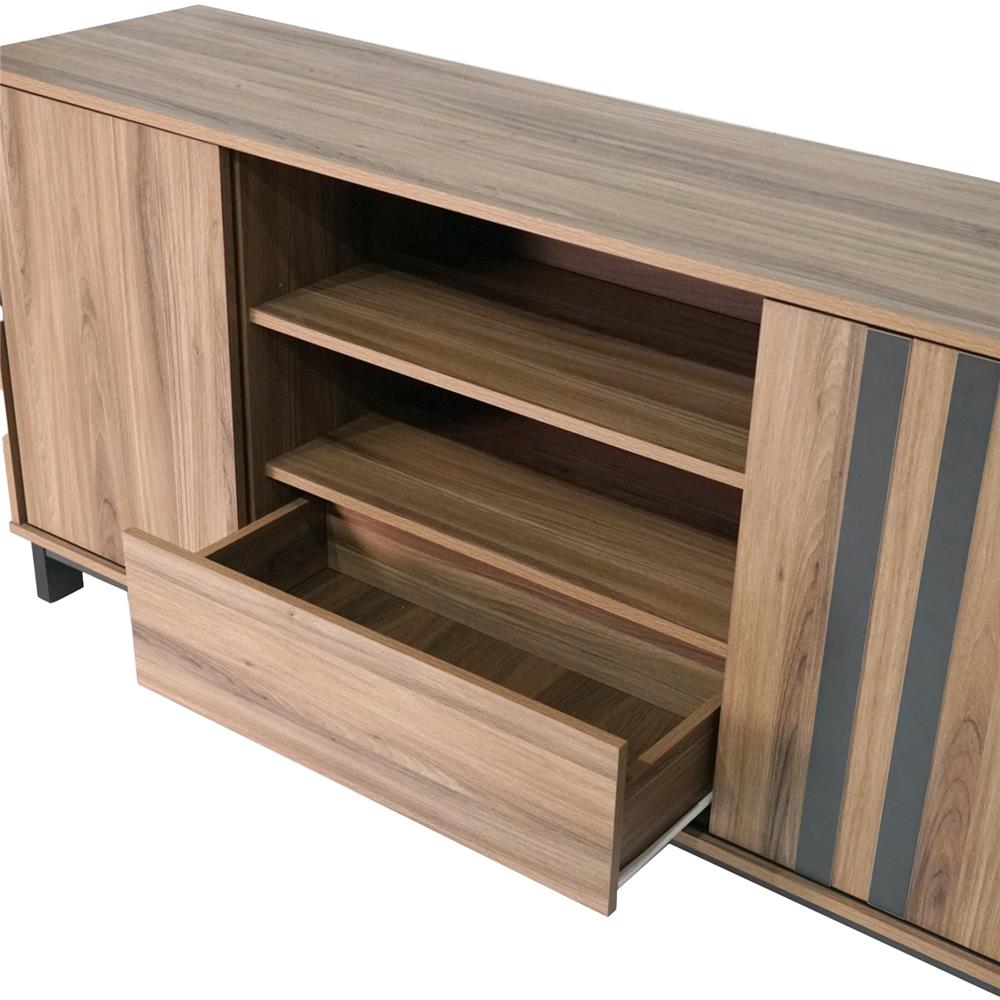 ตู้วางทีวี INHOME TV1559 150 ซม. สีเชสนัท/กราไฟท์