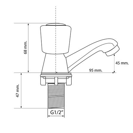 ก๊อกอ่างล้างหน้า BATH TIME BT-003_5