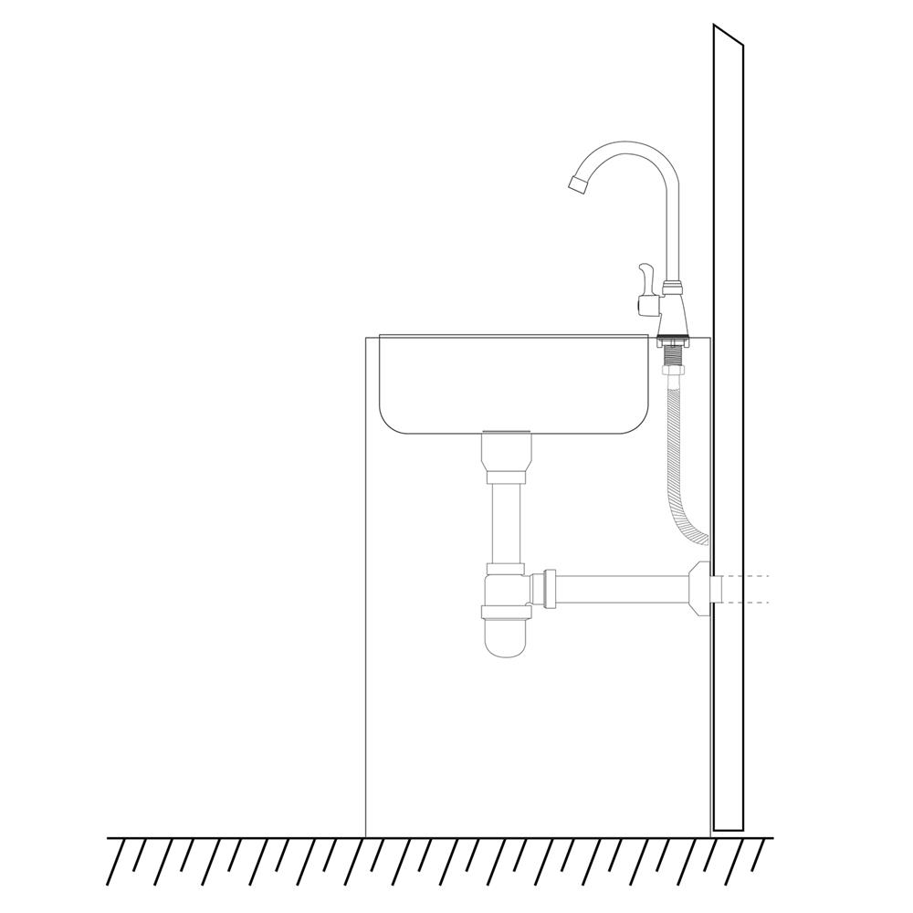 ก๊อกซิงค์เดี่ยวเคาน์เตอร์ BATH TIME BT-001-4