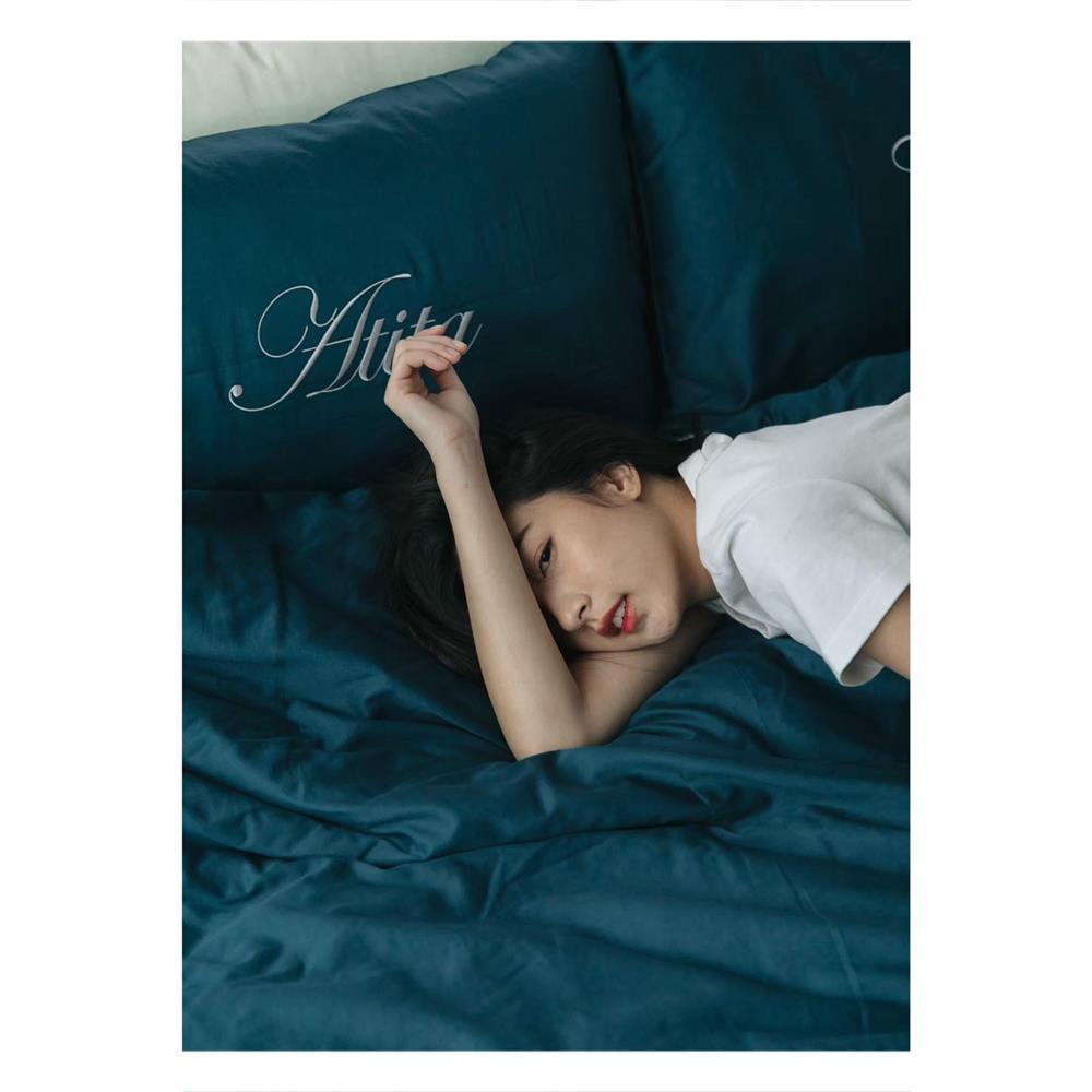 ชุดผ้าปูที่นอน 6 ฟุต 7 ชิ้น BENEATH DARK GREEN