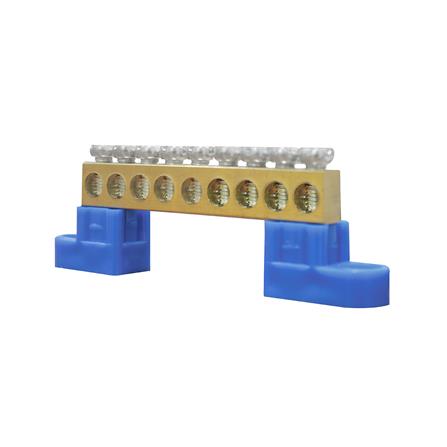 เทอร์มินอลกราวด์ทองเหลือง 16 มม. 8 ช่อง CT ELECTRIC