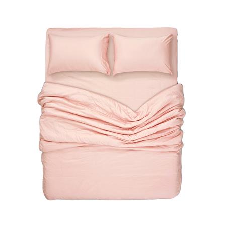 ชุดผ้าปูที่นอน 6 ฟุต 7 ชิ้น BENEATH PEONY PINK_4