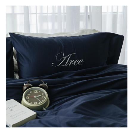 ชุดผ้าปูที่นอน 6 ฟุต 7 ชิ้น BENEATH NAVY BLUE_2