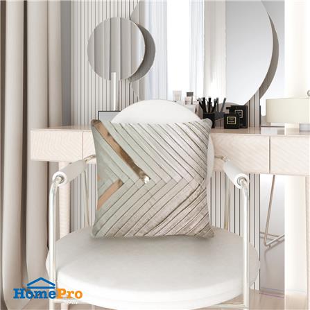 หมอนอิง HOME LIVING STYLE MIKA 18X18 นิ้ว สีครีม_5