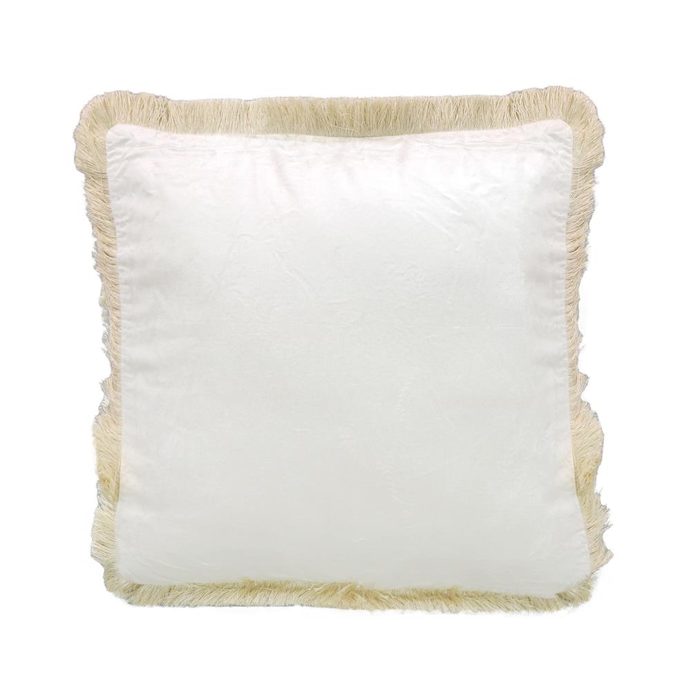 หมอนอิง HOME LIVING STYLE MINK 18X18 นิ้ว สีครีม_0