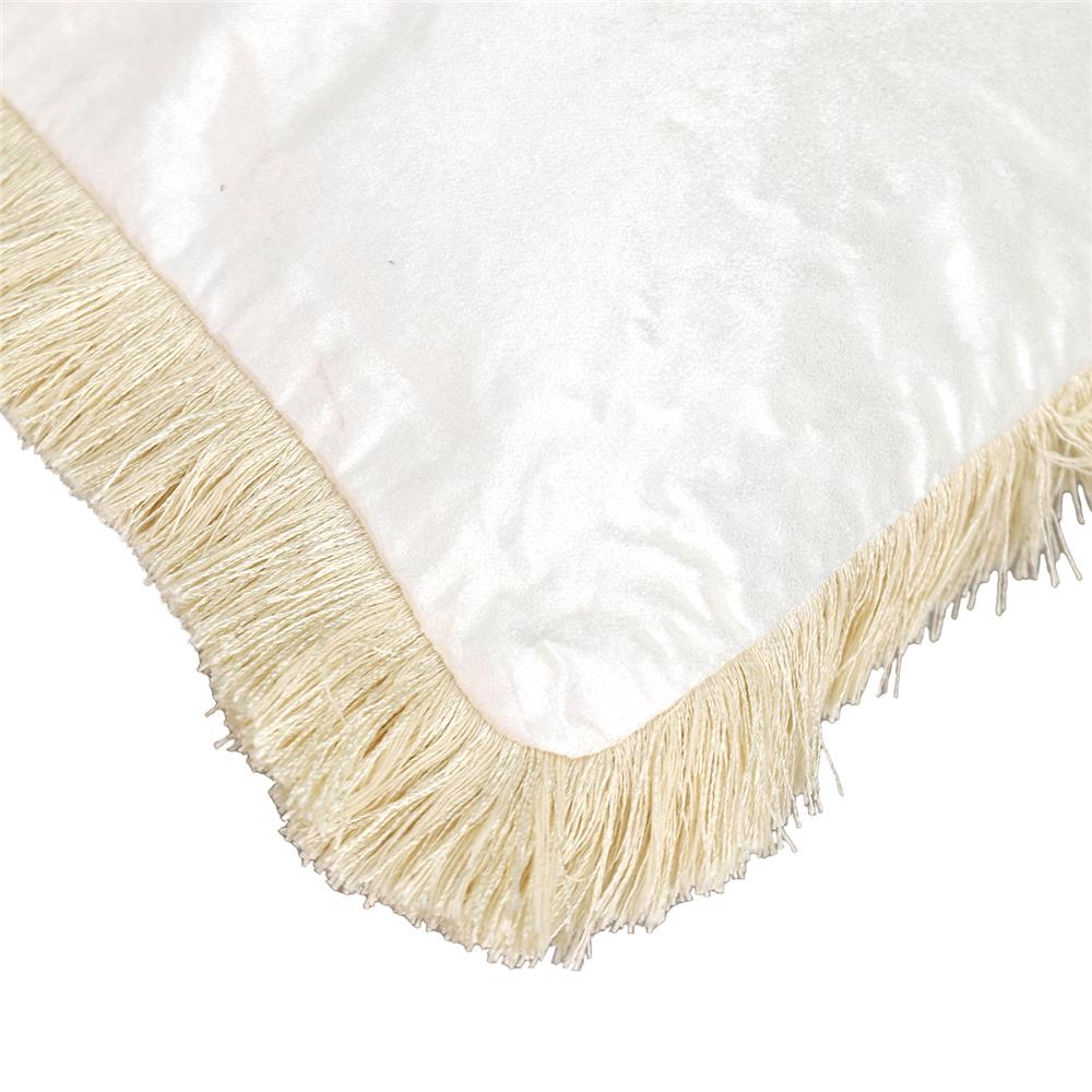 หมอนอิง HOME LIVING STYLE MINK 18X18 นิ้ว สีครีม