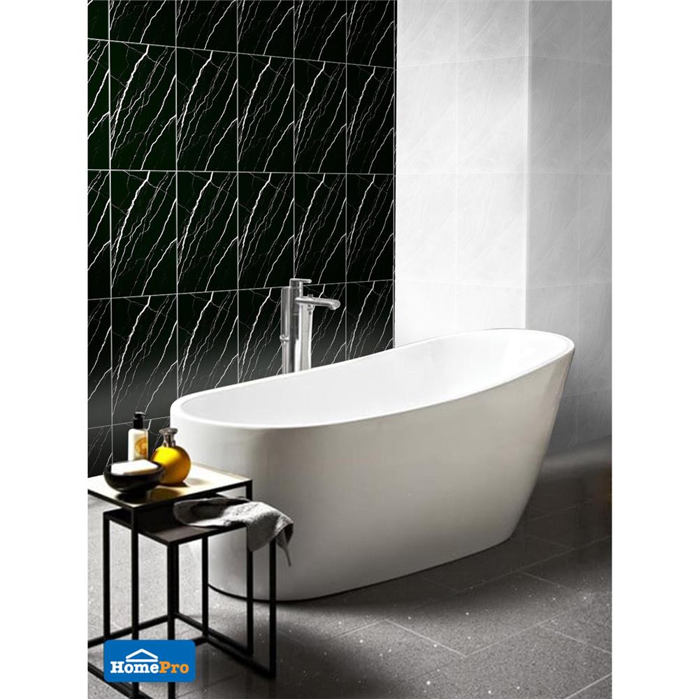 กระเบื้องผนัง 25x40 ซม. TARA เดียร์น่า ดำ