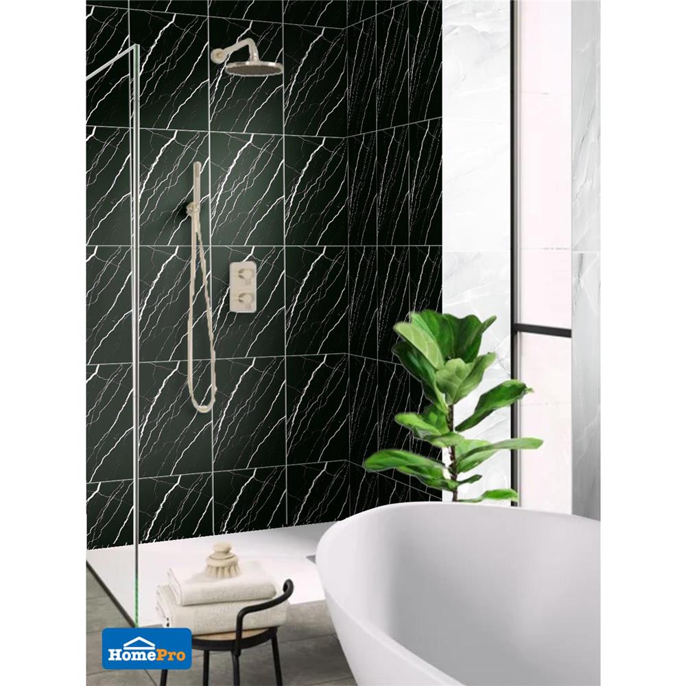 กระเบื้องผนัง 25x40 ซม. TARA เดียร์น่า ดำ