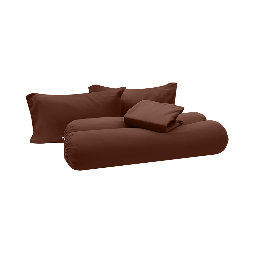 ชุดผ้าปูที่นอน 6 ฟุต 5 ชิ้น ME LIVING PANTONE BROWN
