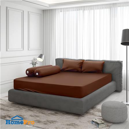 ชุดผ้าปูที่นอน 6 ฟุต 5 ชิ้น ME LIVING PANTONE BROWN