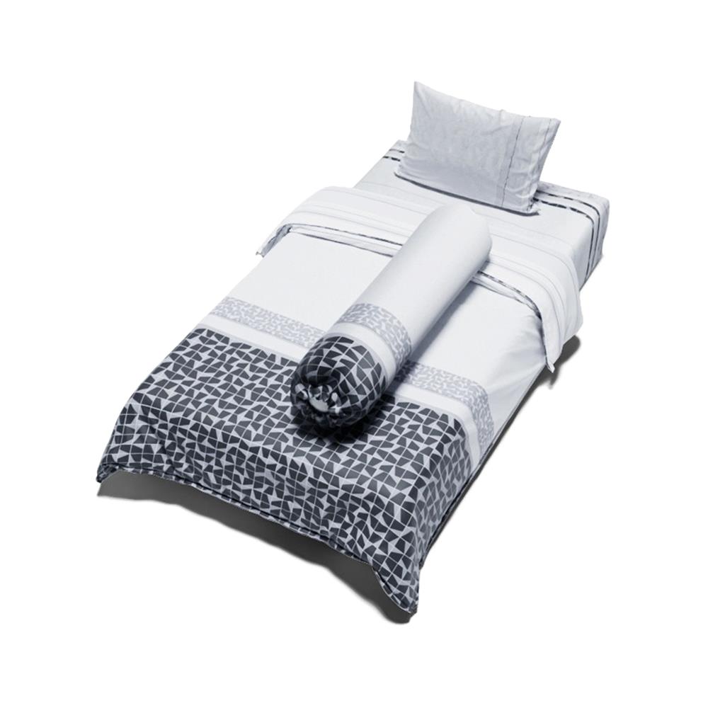 ชุดผ้าปูที่นอน 3.5 ฟุต 4 ชิ้น FACINO PRINT FA075