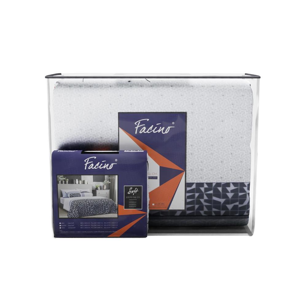 ชุดผ้าปูที่นอน 3.5 ฟุต 4 ชิ้น FACINO PRINT FA075