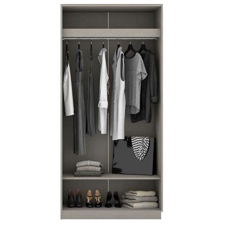 ตู้เสื้อผ้า KONCEPT BLOX DE01 สีไม้เข้ม_1