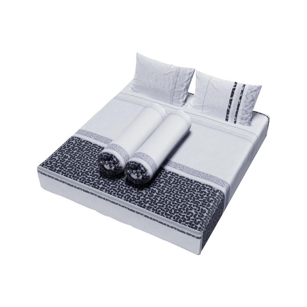 ชุดผ้าปูที่นอน 6 ฟุต 5 ชิ้น FACINO PRINT FA075