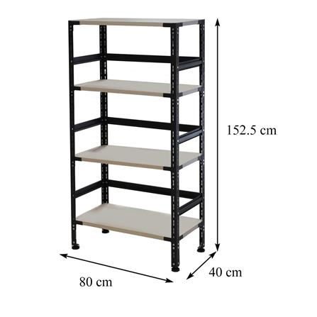 ชั้นวางของ 4 ชั้น FURDINI HOMER TYPE B  80 ซม. สี NATURAL_6