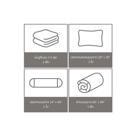 ชุดผ้าปูที่นอน 3.5 ฟุต 4 ชิ้น FACINO PRINT FA074_5