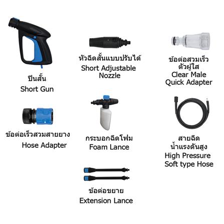 เครื่องฉีดน้ำ ZINSANO FA1005 100 บาร์ 1400 วัตต์_3