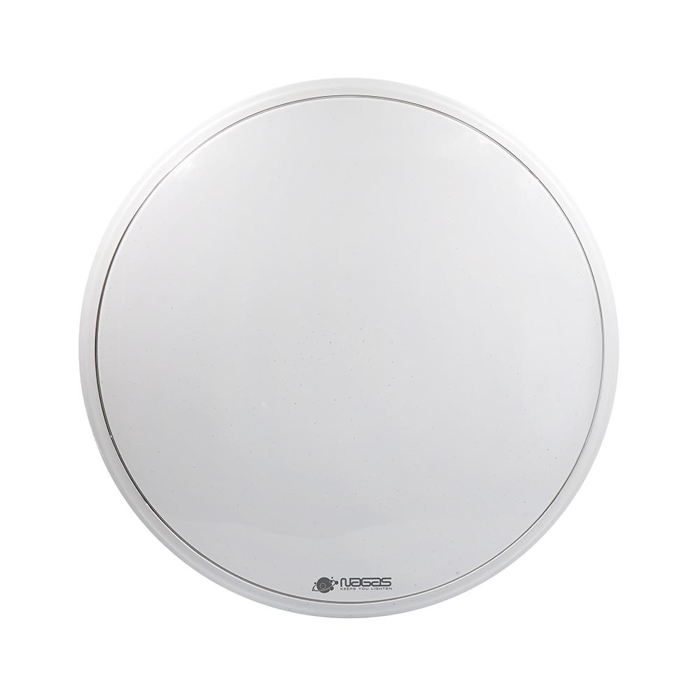 ไฟเพดาน LED NAGAS SMART STAR REMOTE 18 นิ้ว 42 วัตต์ DAYLIGHT/COOL WHITE/WARM WHITE สีขาว
