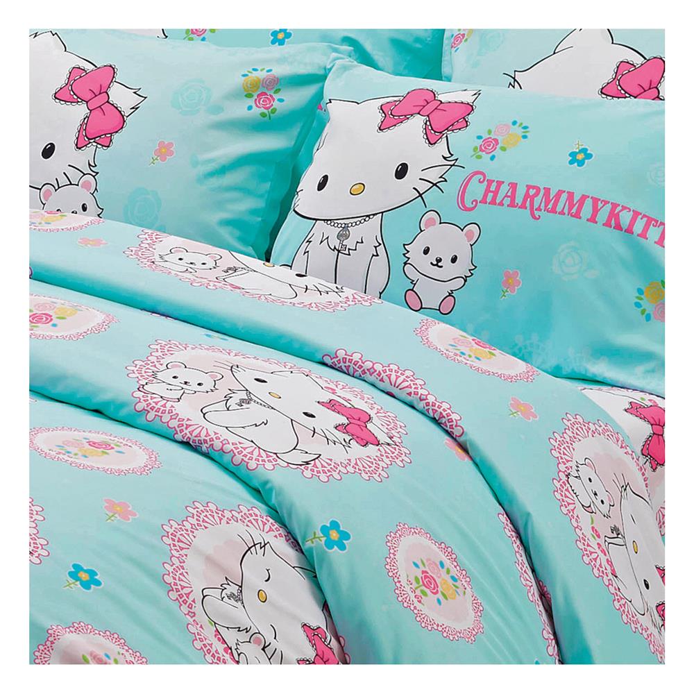 ชุดผ้าปูที่นอน 5 ฟุต 5 ชิ้น TULIP C.KITTY 60013-DLC122
