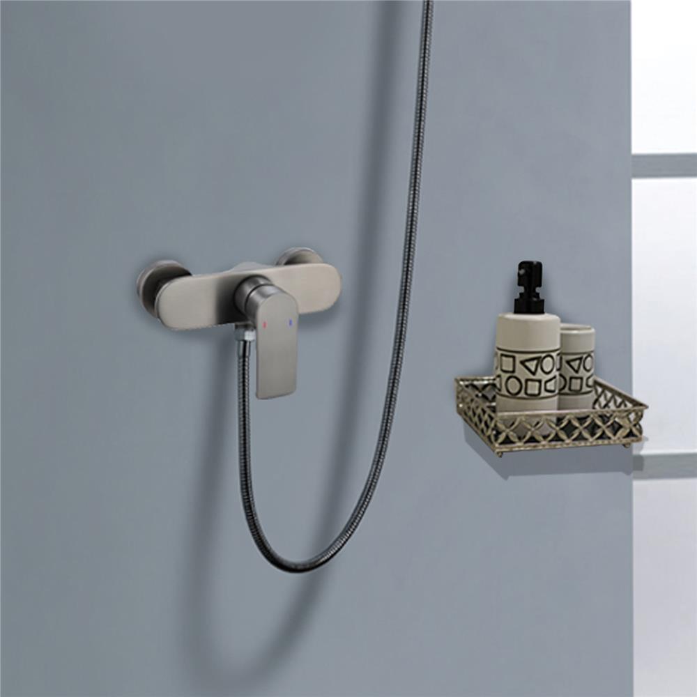 ก๊อกผสมยืนอาบ HONS FS5002 สีเทา