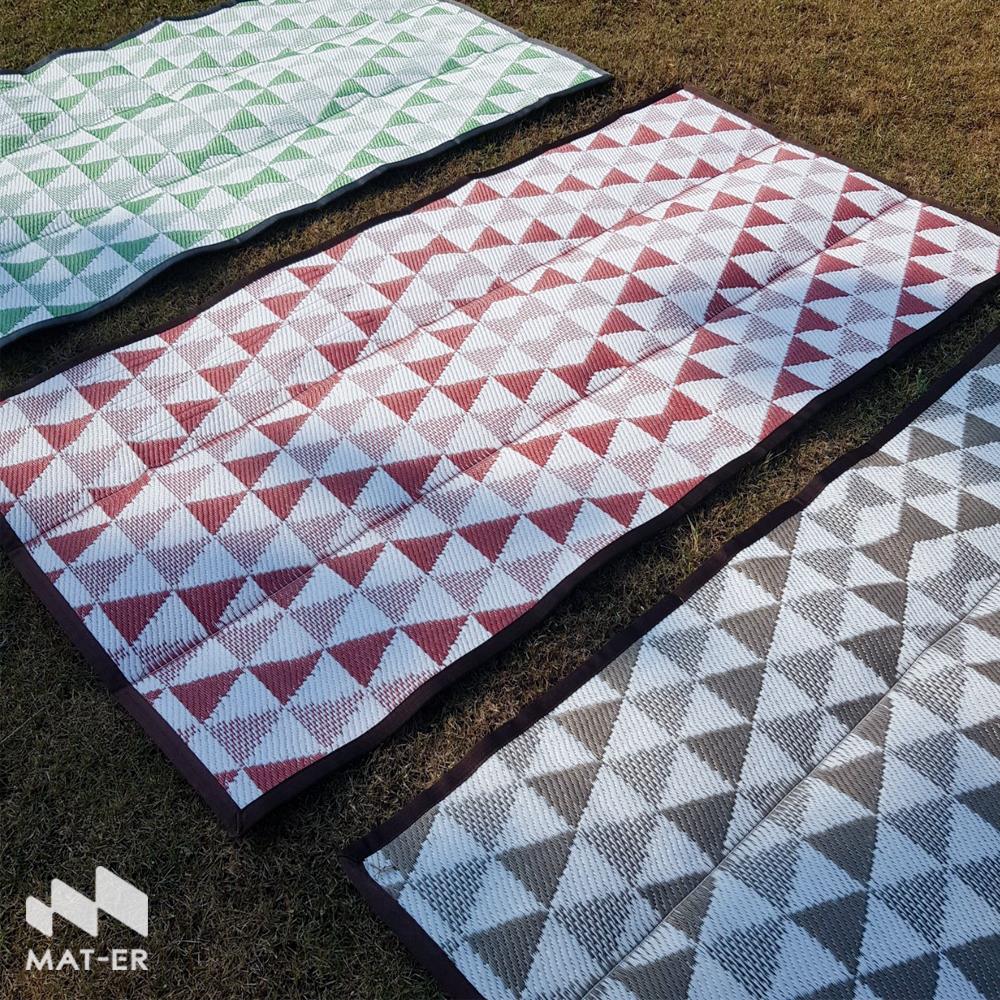 เสื่อพกพา MAT-ER HOLLY 90X180 ซม. สีขาว-แดง