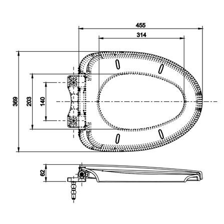 ฝารองนั่ง SLOW CLOSE TOTO TC385VS_1