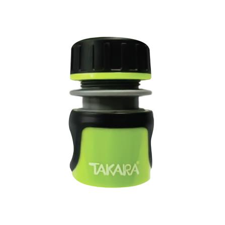 ข้อต่อสวมสาย TAKARA 1/2 นิ้วX5/8 นิ้ว สีดำ/เขียว