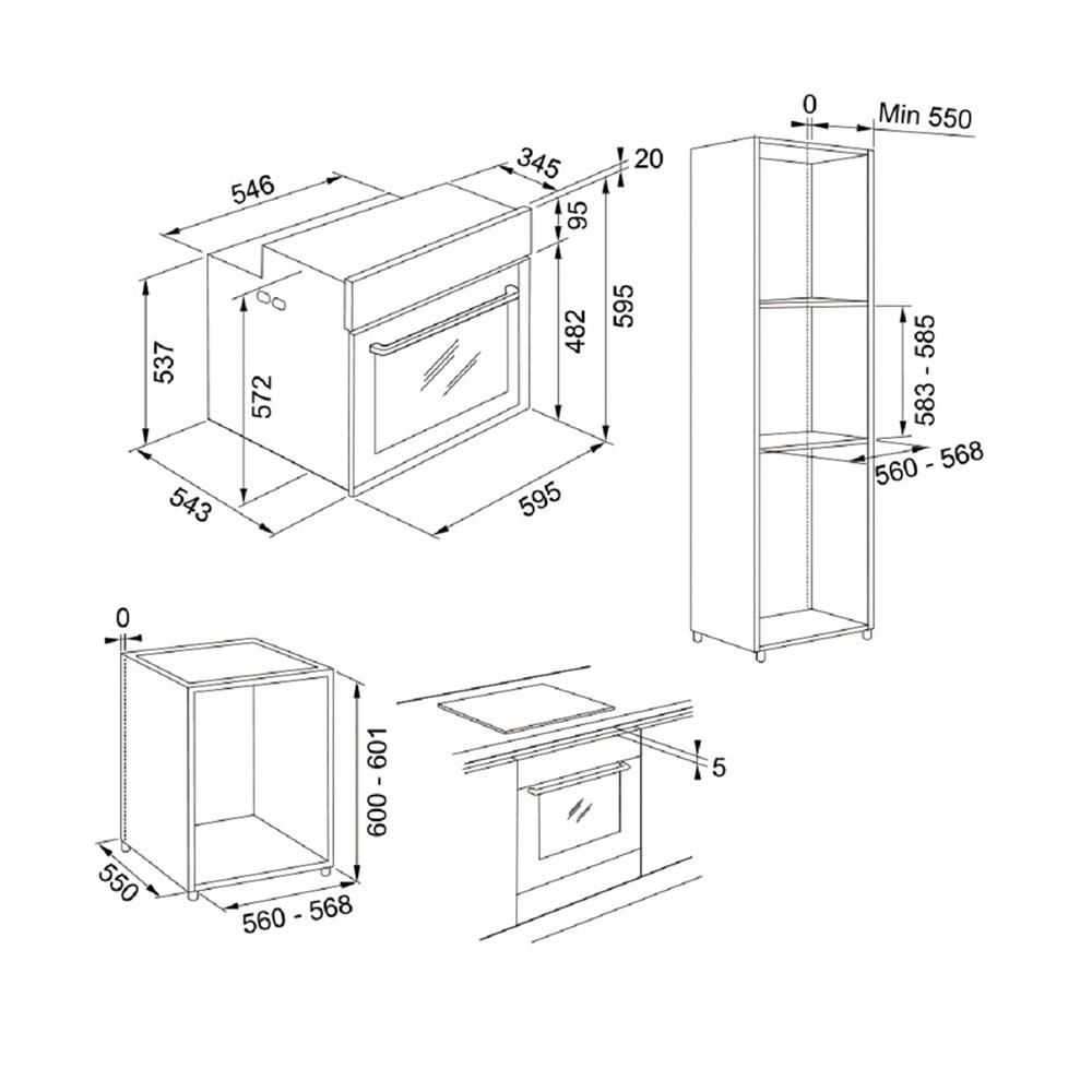 เตาอบฝังดิจิตอล FRANKE FMY 99 P XS