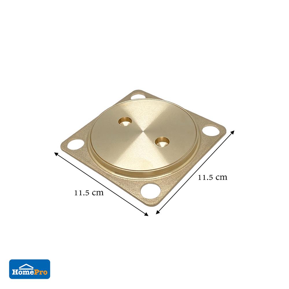 ฝาส้วมทองเหลือง DEXZON 4 นิ้ว
