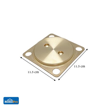 ฝาส้วมทองเหลือง DEXZON 4 นิ้ว_2