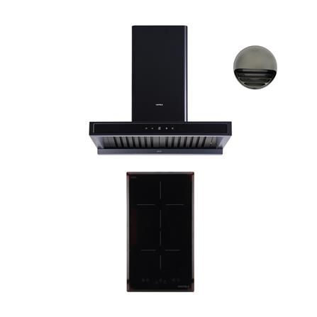 เตาฝัง+เครื่องดูดควัน HAFELE 302SCGCN+BAYU