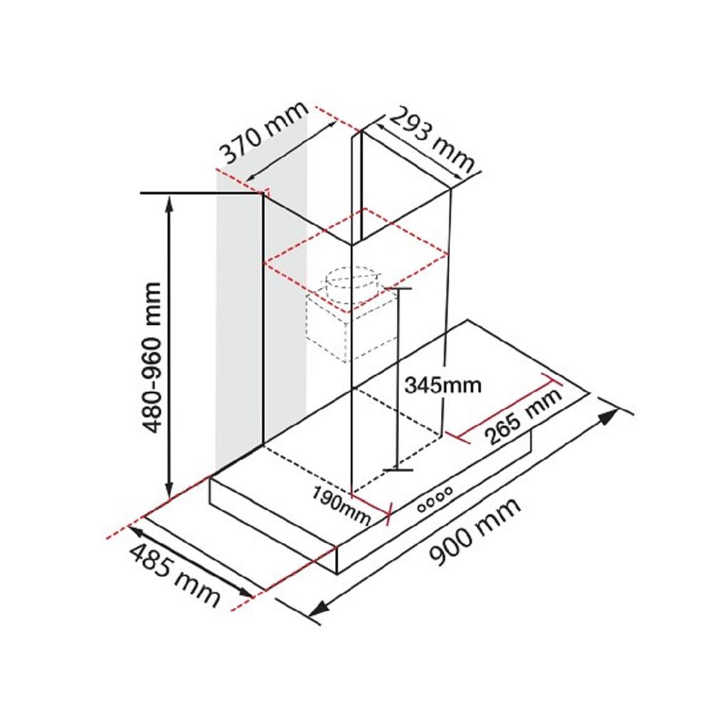 เตาฝัง+เครื่องดูดควัน AXIA SRN76-2G+T8-90