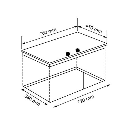 เตาฝัง+เครื่องดูดควัน AXIA SRN76-2G+T8-90_5
