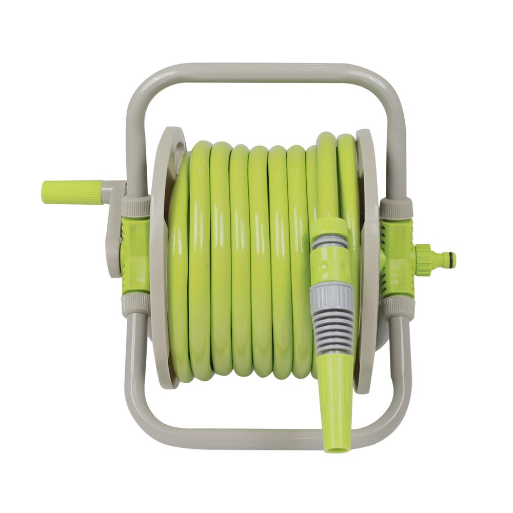 สายยางโรล SPRING RL12 GN15 1/2 นิ้วX15 ม. สีเขียว/เทา