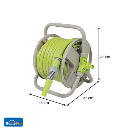 สายยางโรล SPRING RL12 GN15 1/2 นิ้วX15 ม. สีเขียว/เทา_6