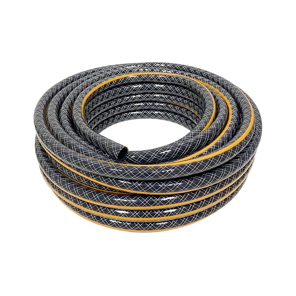 สายยางม้วน PVC เสริมใยแก้ว SPRING 5/8 นิ้วX20 ม. สีดำ