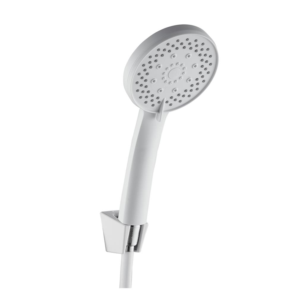 ชุดฝักบัวสายอ่อน 5 ระดับ RASLAND WHITE-9999 สีขาว_1