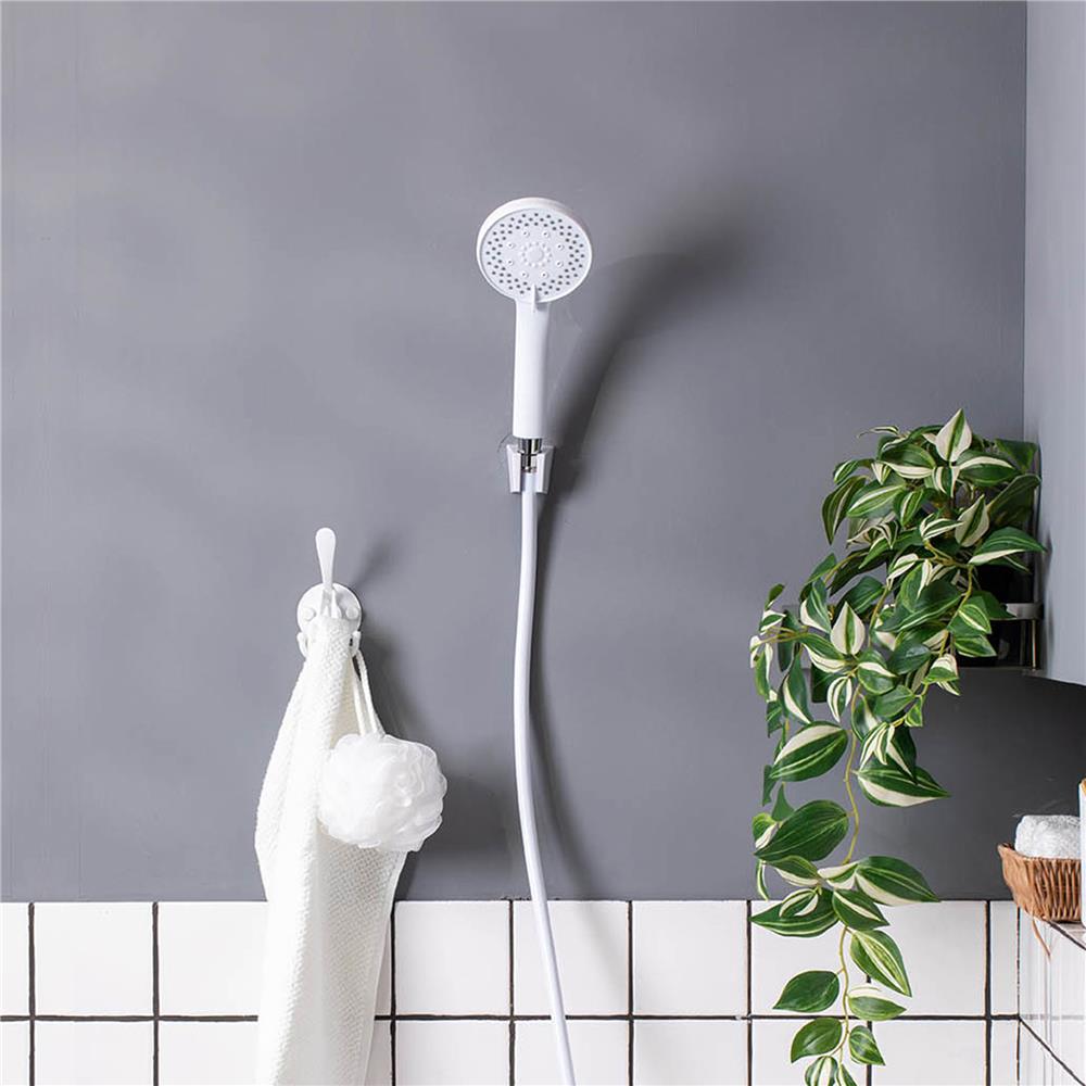 ชุดฝักบัวสายอ่อน 5 ระดับ RASLAND WHITE-9999 สีขาว