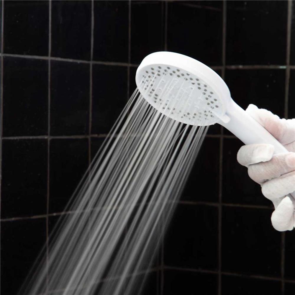 ชุดฝักบัวสายอ่อน 5 ระดับ RASLAND WHITE-9999 สีขาว