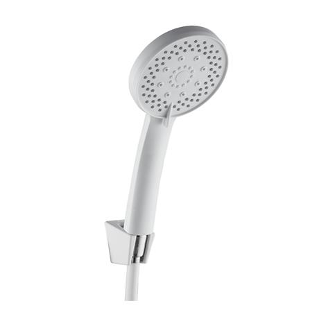 ชุดฝักบัวสายอ่อน 5 ระดับ RASLAND WHITE-9999 สีขาว_0