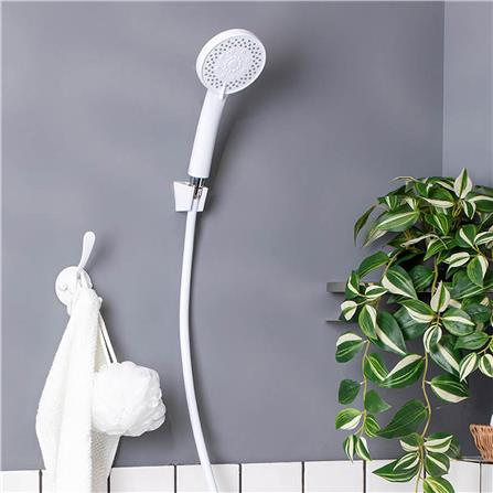 ชุดฝักบัวสายอ่อน 5 ระดับ RASLAND WHITE-9999 สีขาว_3