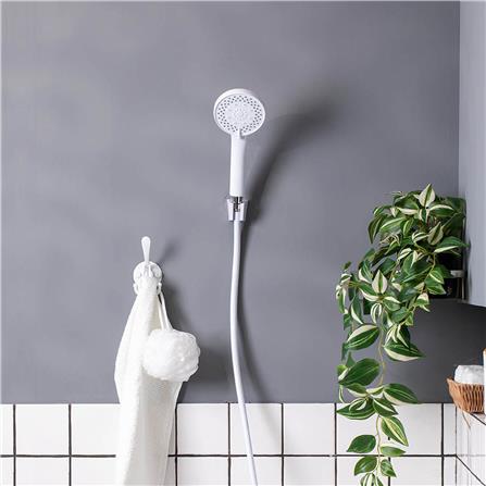 ชุดฝักบัวสายอ่อน 5 ระดับ RASLAND WHITE-9999 สีขาว_4