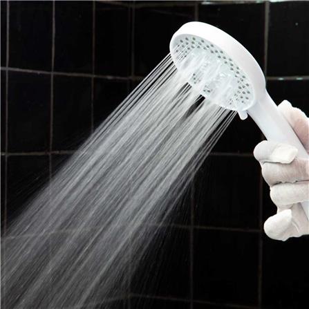 ชุดฝักบัวสายอ่อน 5 ระดับ RASLAND WHITE-9999 สีขาว_8