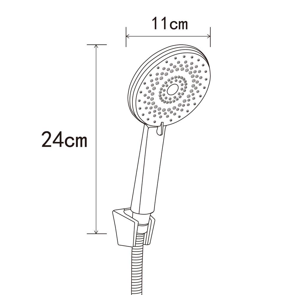 ชุดฝักบัวสายอ่อน 5 ระดับ RASLAND LOTUS-8888 สีโครม