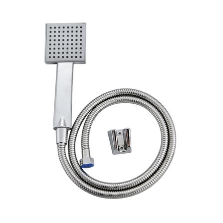 ชุดฝักบัวสายอ่อน 1 ระดับ RASLAND SQUARE8888 สีโครม_0