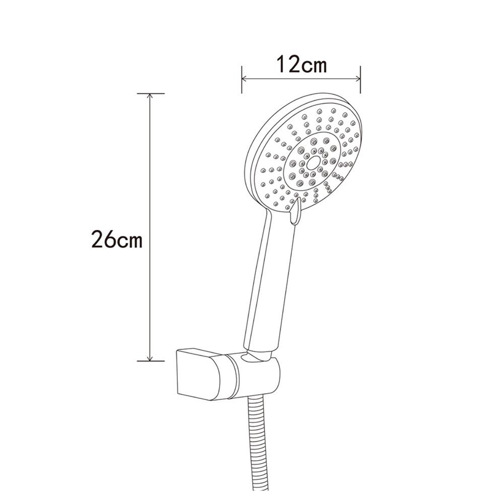 ชุดฝักบัวสายอ่อน 5 ระดับ RASLAND SATIN-4567 สเตนเลส